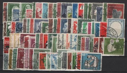Duistland BUND 1952-1956 gestempeld, Postzegels en Munten, Postzegels | Europa | Duitsland, Gestempeld, BRD, Ophalen of Verzenden