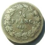 belgie 1/4 frank 1835 leopold 1 zilver, Zilver, Ophalen of Verzenden, Losse munt, Zilver