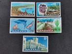 Tanzania 1965 - vis, prehistorische schedel, landkaart ...**, Timbres & Monnaies, Timbres | Afrique, Enlèvement ou Envoi, Tanzanie