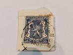 Belgique 1935 Petites armoiries d'état 50 c bleu, Timbres & Monnaies, Enlèvement ou Envoi