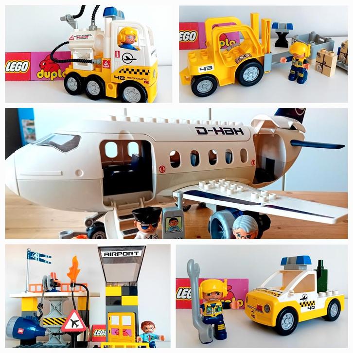 Lego duplo 7840 .Superset airport+ 7842 tankwagen,als nieuw, Kinderen en Baby's, Speelgoed | Duplo en Lego, Zo goed als nieuw