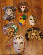 7 venetiaanse maskers, Antiek en Kunst, Ophalen of Verzenden