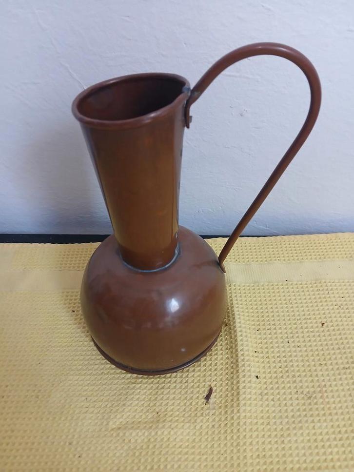 Koperen schenkkan, Antiek en Kunst, Antiek | Brons en Koper, Koper, Ophalen of Verzenden