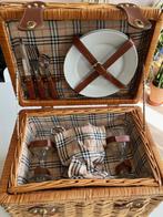 Picknickmand – stijl Burberry, Ophalen, Zo goed als nieuw