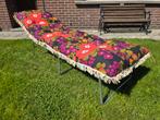 Vintage ligbed Kettler jaren 70, Tuin en Terras, Ophalen of Verzenden, Zo goed als nieuw, Metaal, Verstelbaar