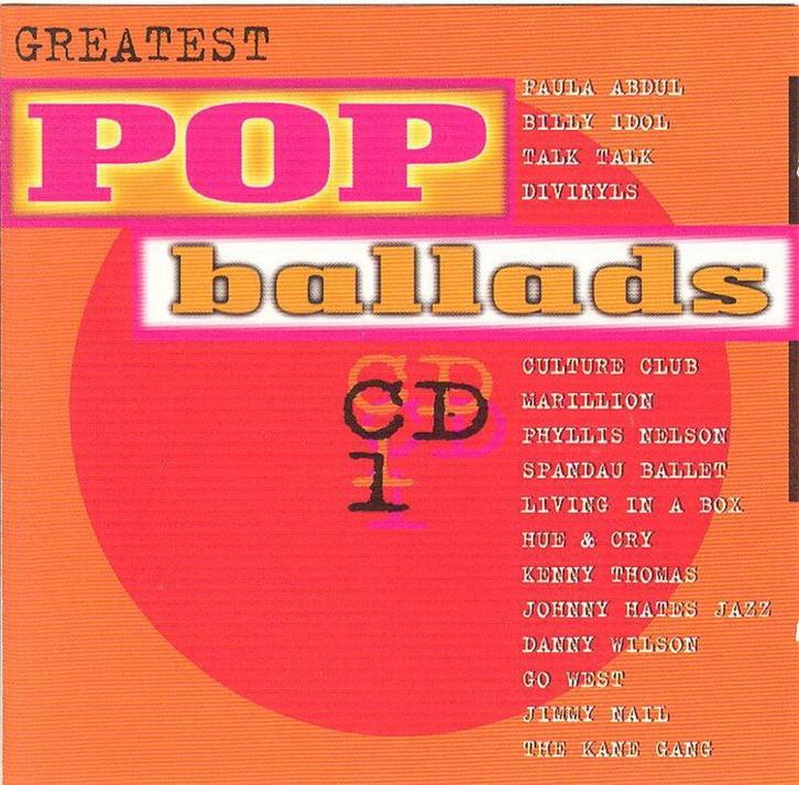 CD * GREATEST POP BALADS - CD1, Cd's en Dvd's, Cd's | Pop, Zo goed als nieuw, 1960 tot 1980, Ophalen of Verzenden