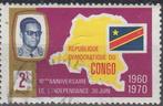 REP. DEM. DU CONGO - 10de jaar onafhankelijkheid, Ophalen of Verzenden, Gestempeld