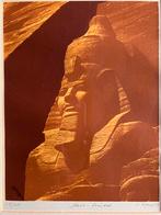 litho Renaat Ivens (1935-2016) Aboe-Simbel, Ophalen of Verzenden