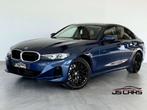 BMW 3 Serie 318 iA-1ERPRO-COCKPIT-CUIR-JANTES20-SHADOWLINE-P, Auto's, BMW, Gebruikt, 4 cilinders, Blauw, Bedrijf
