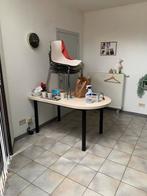 Eettafel 4 personen + 4 designer stoelen., Huis en Inrichting, Tafels | Eettafels, Ophalen of Verzenden, Zo goed als nieuw