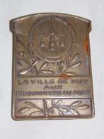 Bronze plaatje Fort van HUY, Verzamelen, Militaria | Algemeen, Embleem of Badge, Landmacht, Verzenden