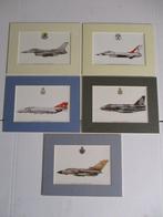 Luchtvaart - Prenten Gevechtsvliegtuigen, Ophalen of Verzenden, Nieuw, Kaart, Foto of Prent