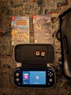 Nintendo Switch Lite + Animal Crossing + Monster Hunter Rise, Ophalen, Zo goed als nieuw