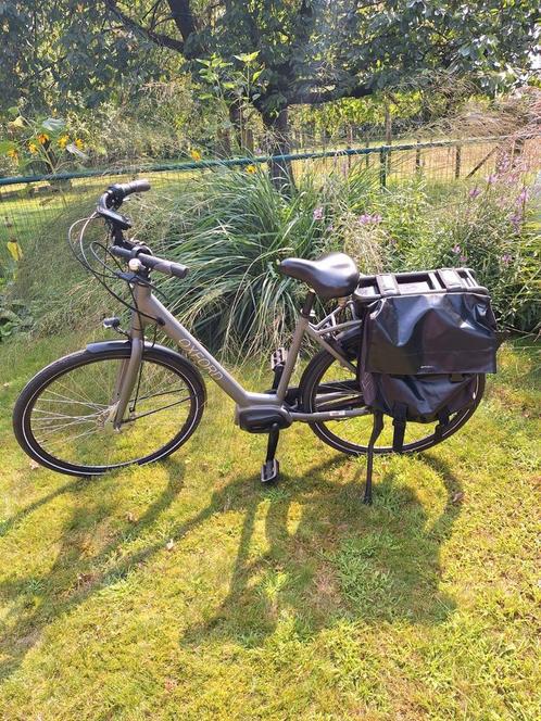 Vélo électrique Oxford pour femme gris mat, Vélos & Vélomoteurs, Vélos électriques, Utilisé, Autres marques, 50 km par batterie ou plus