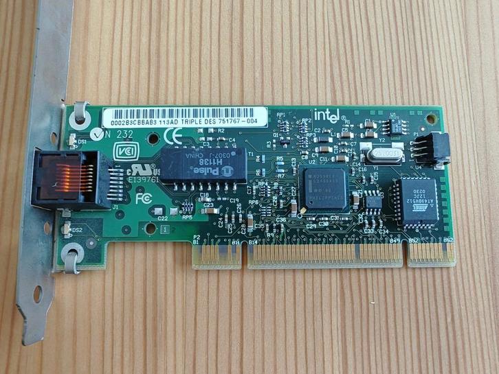Carte réseau Intel, Computers en Software, Netwerkkaarten, Gebruikt, Intern, Ophalen of Verzenden