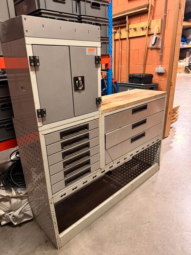 bedrijfswagen inrichting, Autos : Divers, Accessoires de voiture, Utilisé, Enlèvement