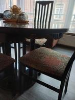 Tafel met stoelen, Huis en Inrichting, Complete eetkamers, Gebruikt, Ophalen