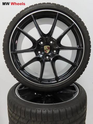 Porsche 20 inch velgen 911 991  2 en 2 S met winterbanden beschikbaar voor biedingen