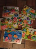 6 puzzles jeune enfant, Ophalen, Gebruikt, Van hout