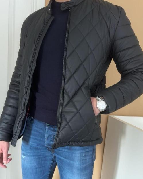 Veste en cuir GUESS – Style et qualité, Kleding | Heren, Truien en Vesten, Gedragen, Maat 52/54 (L), Zwart, Ophalen of Verzenden