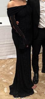 elegante zwarte jurk, Enlèvement, Comme neuf, Taille 36 (S)