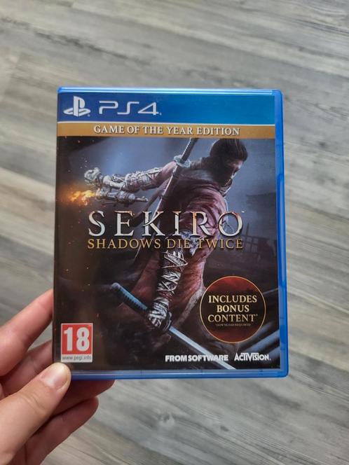 Sekiro shadows die twice ps4, Games en Spelcomputers, Games | Sony PlayStation 4, Zo goed als nieuw, Ophalen of Verzenden