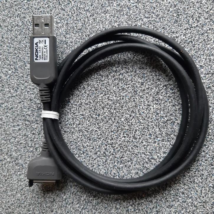 Câble de données NOKIA CA-53, Informatique & Logiciels, Pc & Câble réseau, Utilisé, Enlèvement ou Envoi
