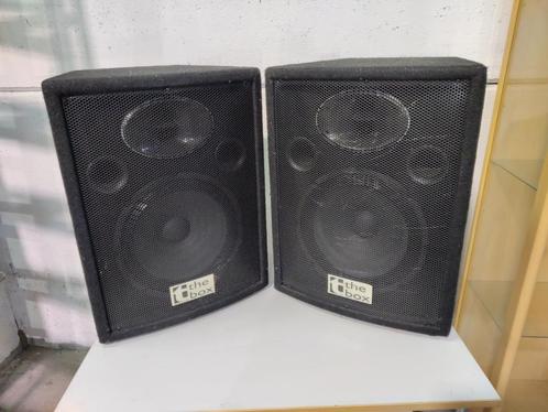 The box PA 12" ECO passieve luidsprekers (set), Audio, Tv en Foto, Luidsprekerboxen, Gebruikt, 120 watt of meer, Overige merken