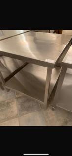 Inox unox tafels van klein naar groot! Te koop!, Ophalen, Nicole & Co, Nicole-co@outlook.com, Arnhoutstraat 61B    9111  Sint-Niklaas