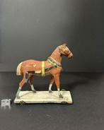 Klein oud papier maché paard 1900 volkskunst, Antiek en Kunst, Verzenden