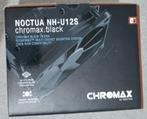 CPU Cooler, Noctua NH-U12S Chromax.Black + white pads/cover, Enlèvement ou Envoi