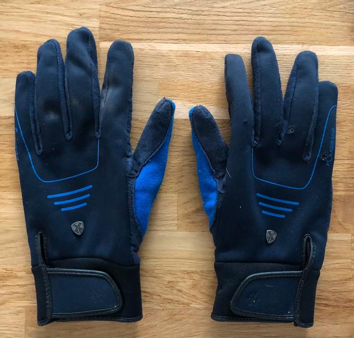handschoenen paardrijden Decathlon Fouganza Perf maat S blau, Dieren en Toebehoren, Paardrijkleding, Gebruikt, Overige typen, Overige soorten