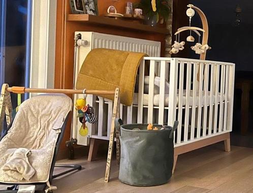 Park Malmö wit met matras, parkomrander, parklegger en deken, Kinderen en Baby's, Babyparken, Zo goed als nieuw, Rechthoekig, In hoogte verstelbaar