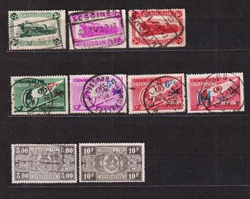 België Spoorwegzegels 1934-1940 gestempeld beschikbaar voor biedingen