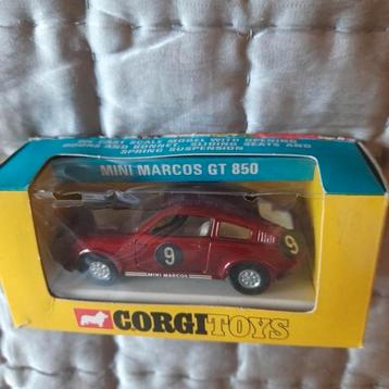 CORGI N 341 : MINI MARCOS GT850 *VINTAGE + ACCESSOIRES, Enlèvement, Neuf, Voiture, Corgi