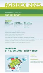 Billets pour Agribex 2025, Deux personnes