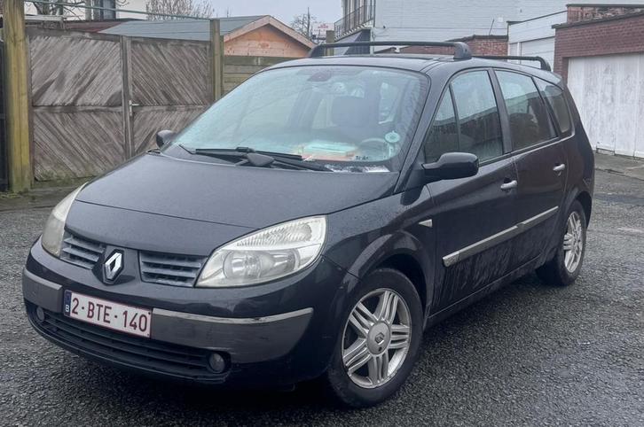 Renault Grand Scenic 7 zitplaatsen 2.0 benzine, Auto's, Renault, Particulier, Scénic, Benzine, 5 deurs, Handgeschakeld, Zwart