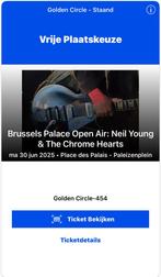 Tickets voor Neil Young - Golden circle, Twee personen, Juni