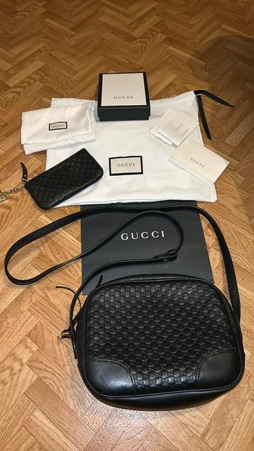 Gucci handtas en  pouch 