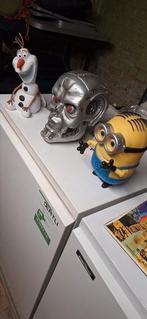 3 beelden frozen, minions  en terminator, Ophalen, Zo goed als nieuw