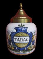 Vintage mooie craquelé cônevormige tabakpot., Antiek en Kunst, Ophalen