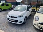 Nissan Micra 1 jaar Garantie (bj 2017), Auto's, Nissan, Stof, Gebruikt, 1198 cc, Wit
