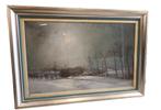 Jaak Van Den Seylbergh (1884-1960) winterlandschap., Antiek en Kunst, Ophalen