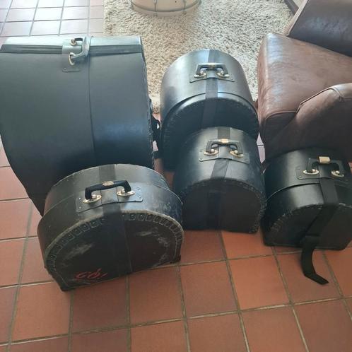 5 delige hardcase Kofferset voor uw drumstel 20,10,12,14,14, Muziek en Instrumenten, Instrumenten | Toebehoren, Gebruikt, Ophalen