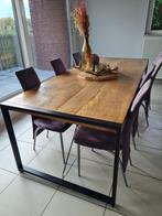 eetkamertafel, Huis en Inrichting, Ophalen, Zo goed als nieuw, Rechthoekig, 200 cm of meer