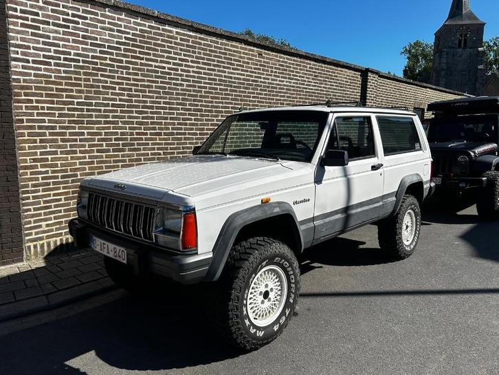Jeep Cherokee XJ 3-deurs, Auto's, Jeep, Particulier, Cherokee, 4x4, Benzine, SUV of Terreinwagen, 3 deurs, Automaat, Wit, Overige kleuren
