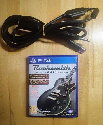 PS4 Rocksmith 2014 avec câble Real Tone