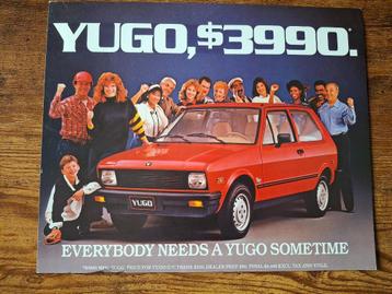 YUGO, 390 dollars 1986, Enlèvement ou Envoi, Neuf, Autres marques