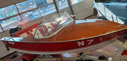 Cadenazzi-boot, Watersport en Boten, Motorboten en Motorjachten, Zo goed als nieuw, Hout, Tot 6 meter, Benzine, Buitenboordmotor