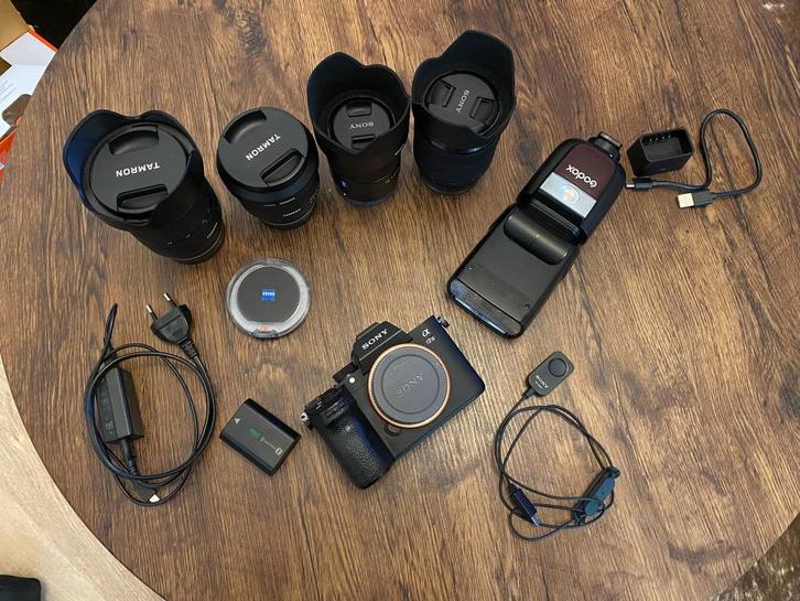 Sony a7iii + lenzen + accessoires, TV, Hi-fi & Vidéo, Appareils photo numériques, Utilisé, Reflex miroir, Sony, Enlèvement
